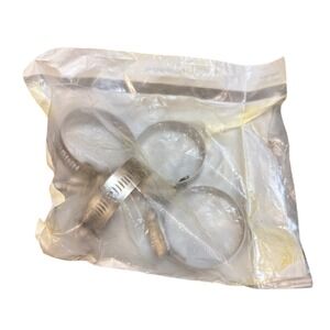 Pack of 4 McMaster-Carr 5682K12 316 SS Worm Drive Hose Clamp 1-1/4" to 2-1/8"